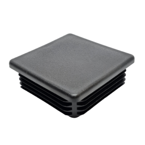 PLASTIC  CAP SQ 80mm BLACK