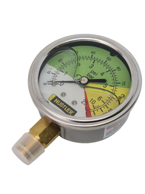 BOTTOM ENTRY ISO 0-5-25 GAUGE 63mm