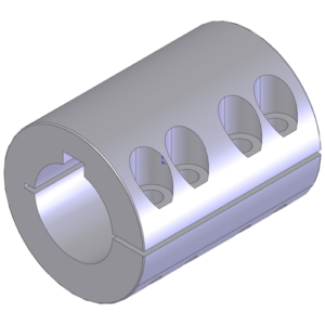 MOTOR COUPLING 25mm SPLIT TYPE