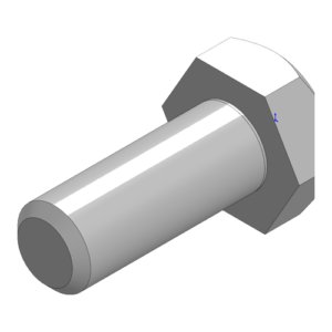 M8 X 20 BOLT 8.8 ZP